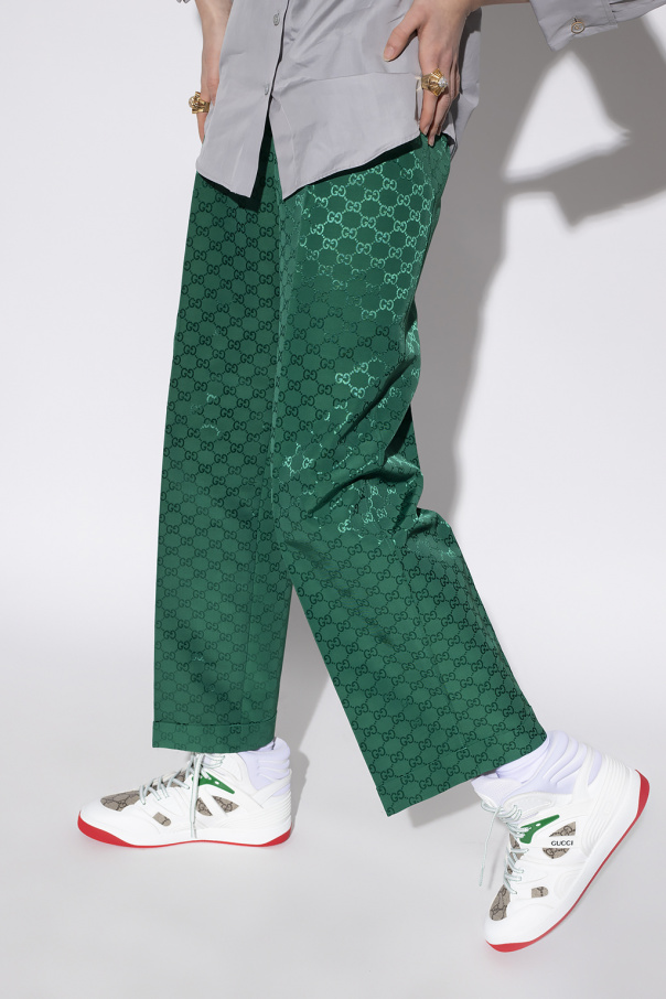 Gucci best sale green trousers